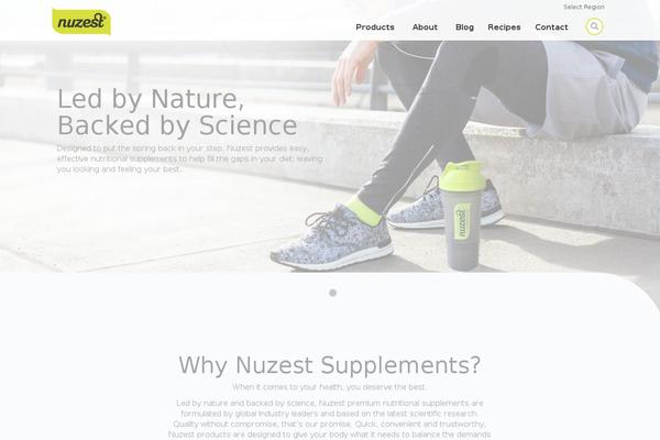 nuzest.com site used Nuzest-child-global