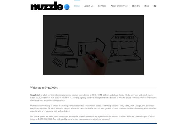 Avada theme site design template sample