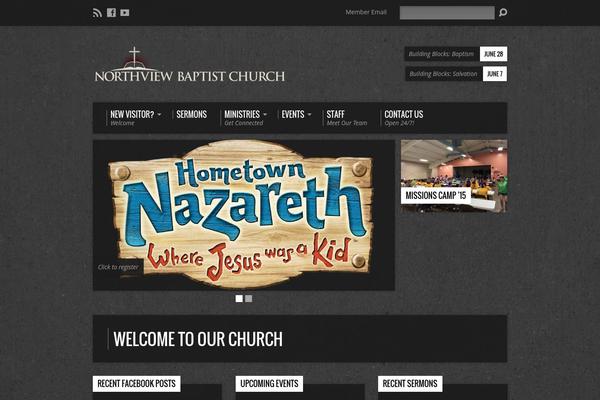 Resurrect theme site design template sample