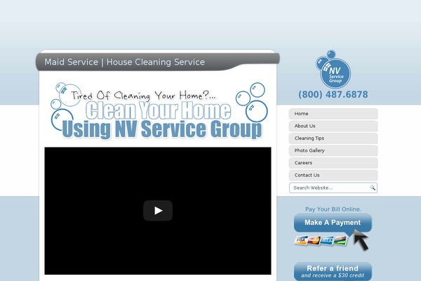 nvmaidservice.com site used Nvservicegroupmaid