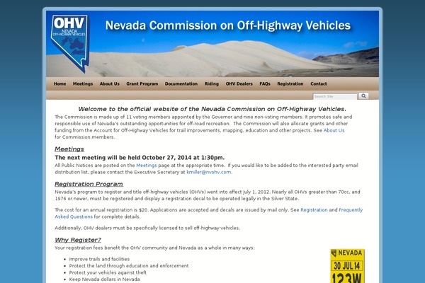 WordPress website example screenshot