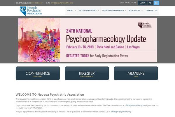 nvpsychiatry.org site used Quantum-theme-npa