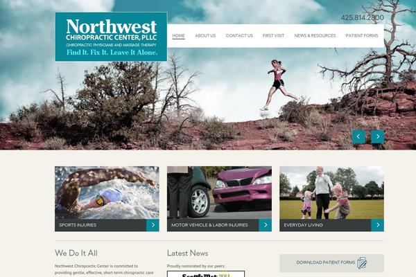 Northwest theme site design template sample
