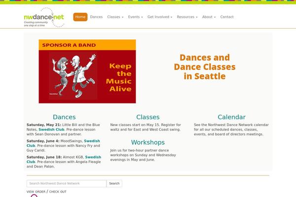 nwdance.net site used Nwdance