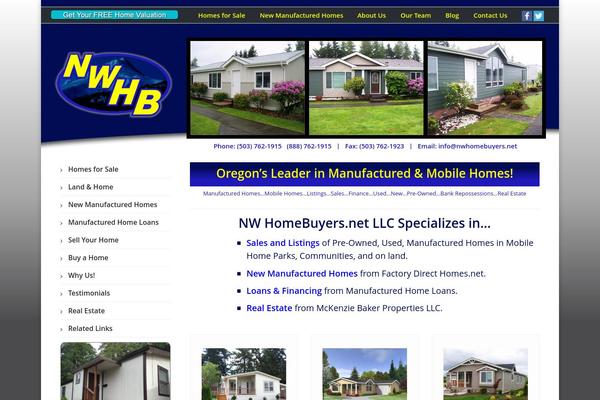 WP Residence theme site design template sample
