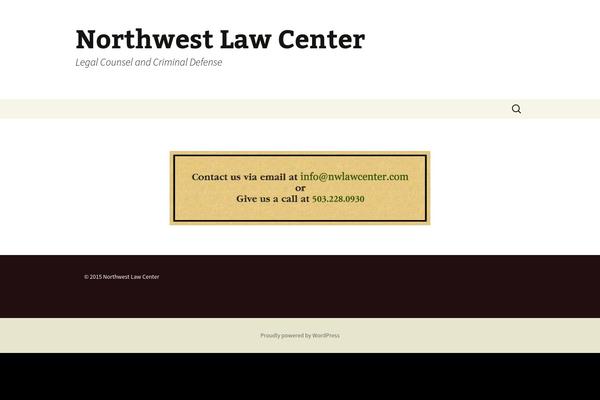 Twenty Thirteen theme site design template sample