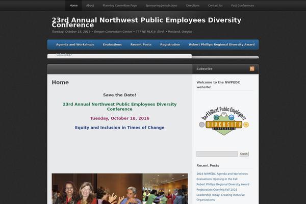 nwpublicemployeesdiversityconference.org site used Traction