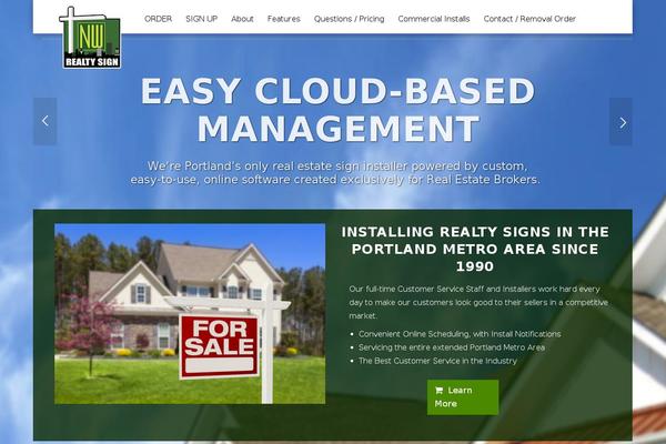 nwrealtysign.com site used Asher