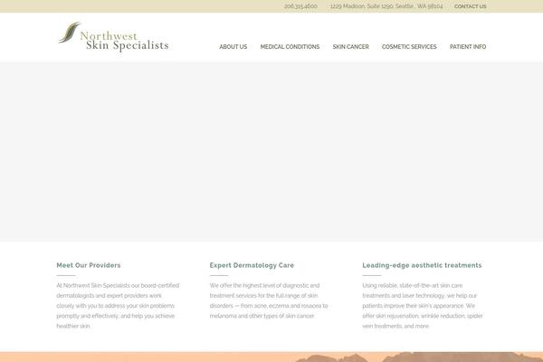 Bridge Child theme site design template sample