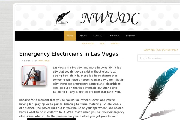 nwudc.org site used Modern Blogger Pro