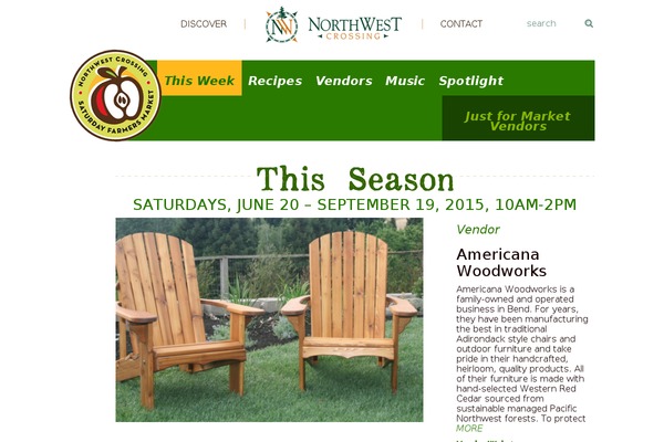 nwxfarmersmarket.com site used Farmers-market