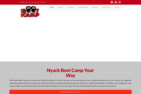 nyackbootcamp.com site used X | The Theme