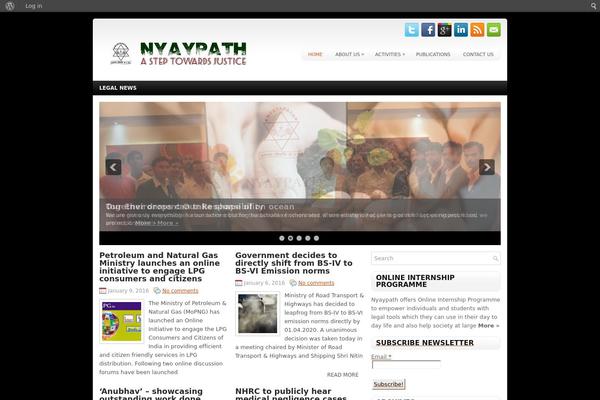 nyaypath.org site used Education WP