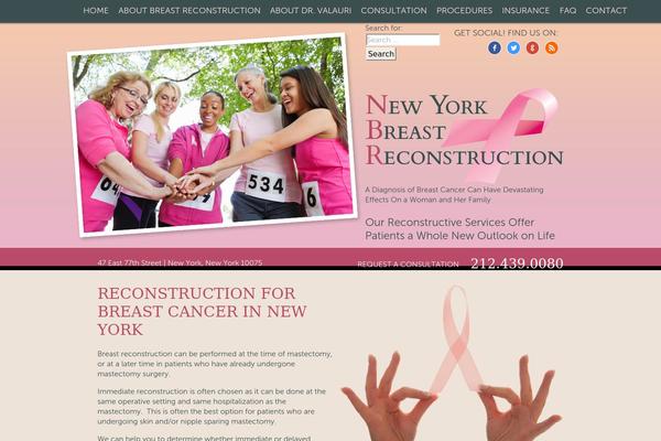 nybreastreconstruction.com site used Nybreastreconstructiontheme