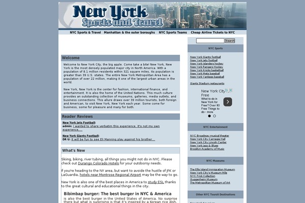 nyc-sports-travel.com site used Nyc-sports-travel