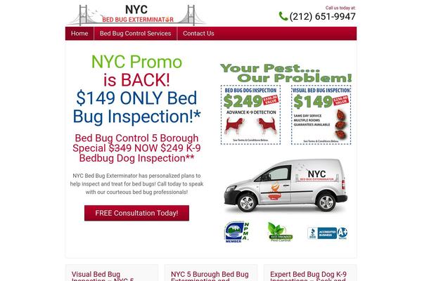 nycbedbugexterminator.net site used Pest-control