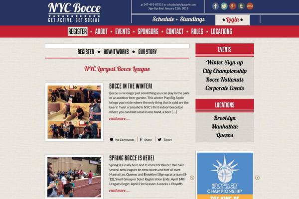 nycbocce.com site used Baltimoresocial