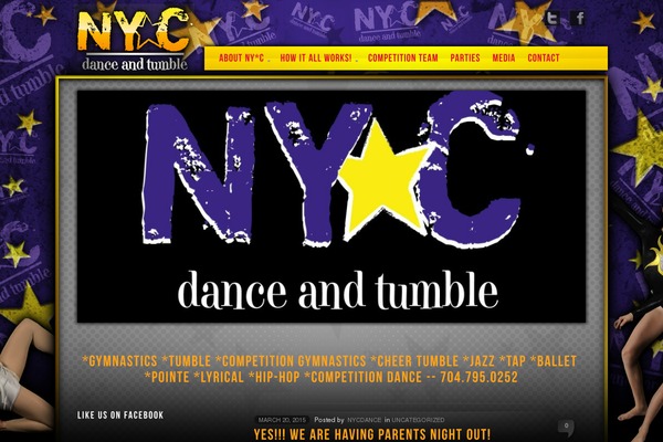 nycdanceandtumble.com site used Racerboost-cms