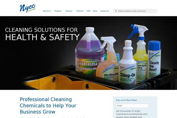 nycoproducts.com site used Nyco