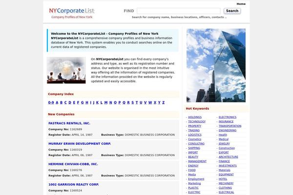 nycorporatelist.com site used Nycorporatelist