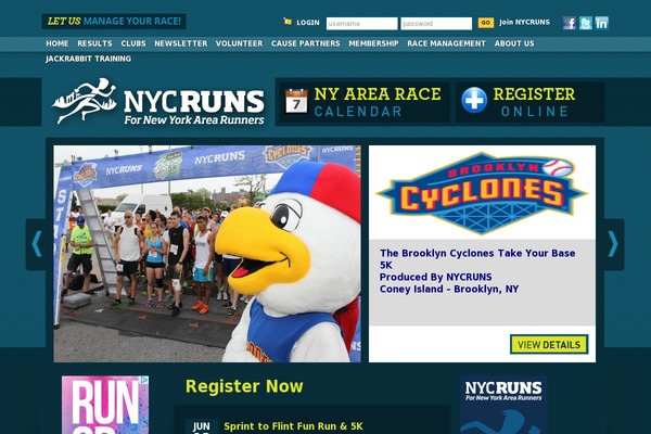 nycruns.com site used Nycruns3