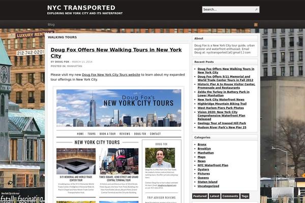 nyctransported.com site used Arras WP theme
