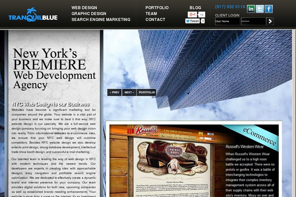 nycwebdesigner.org site used Newhotness