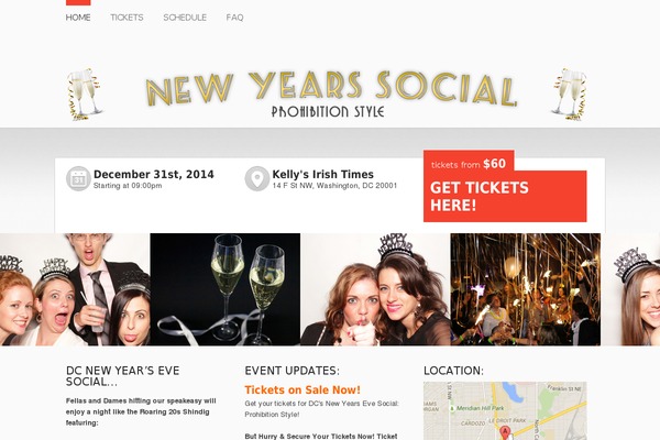 Event Manager theme site design template sample