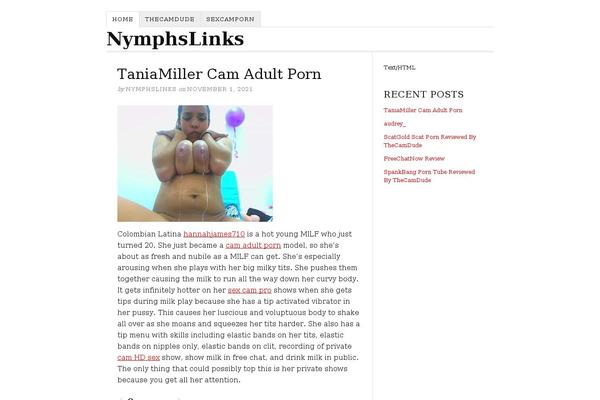 Thesis theme site design template sample