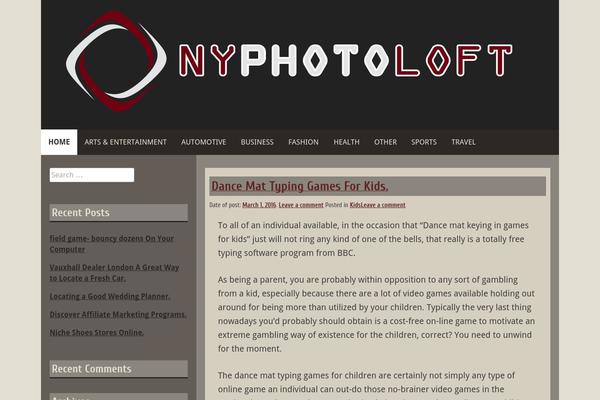 nyphotoloft.com site used Blog Fever