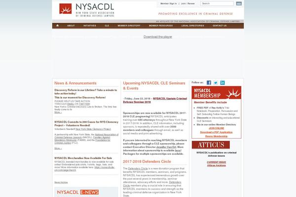 nysacdl.org site used Nysacdl