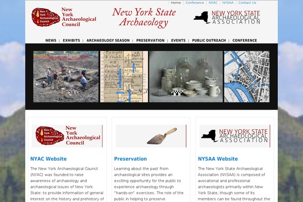 nysarchaeology.org site used Wisdom Blog