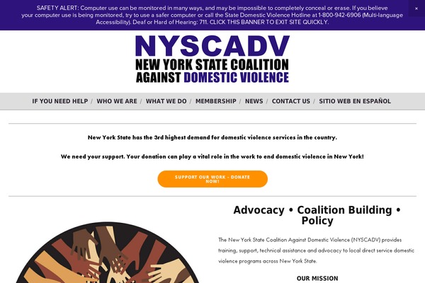 nyscadv.org site used Nyscadv