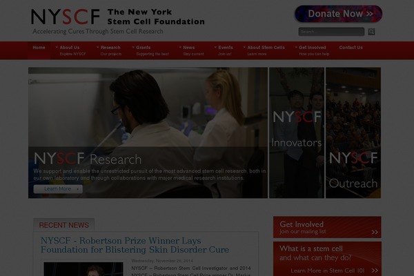 nyscf.org site used Nyscf