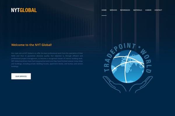 Enfold theme site design template sample