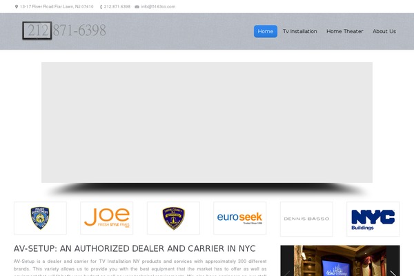 The7 theme site design template sample