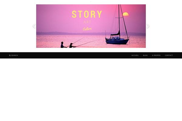 Hemingway theme site design template sample