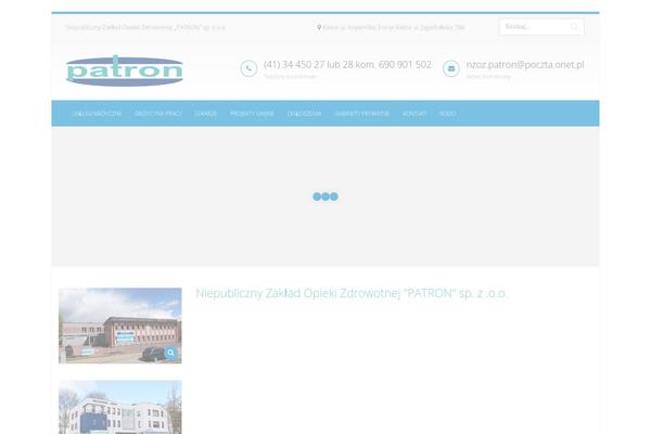 Porto theme site design template sample