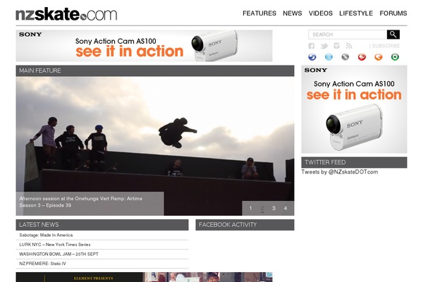 nzskate.com site used Nzskate_theme