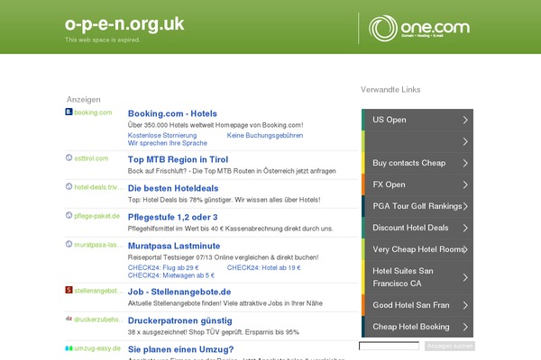 o-p-e-n.org.uk site used Structure