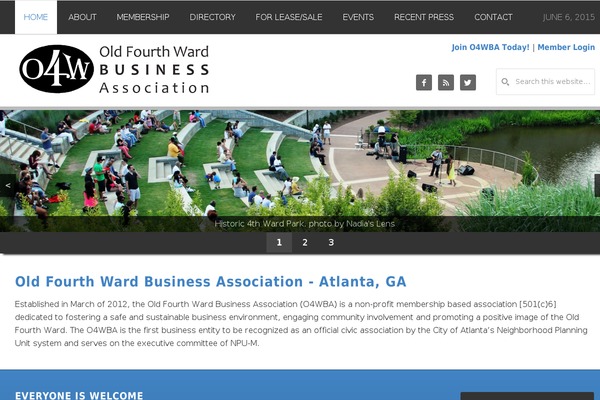WordPress website example screenshot