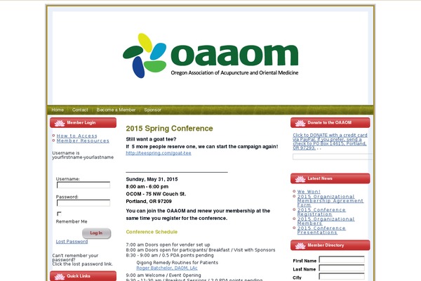 oaaom.com site used Fiveelementsthreecolumns