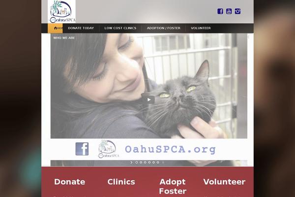 Pet-rescue theme site design template sample