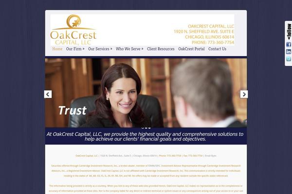 oakcrestwealth.com site used Chameleon-latest