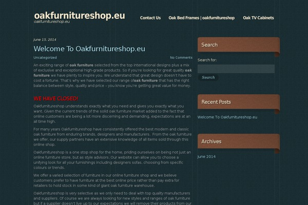 WordPress website example screenshot