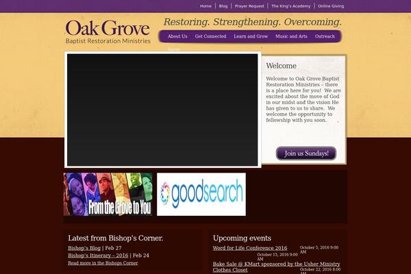 oakgroveworship.org site used Oakgrove