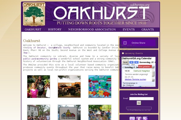 oakhurstga.org site used Oakhurst