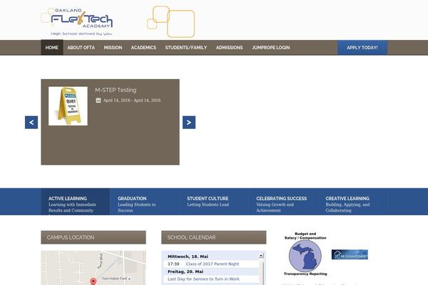 Schoolfun theme site design template sample