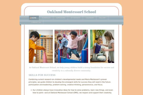 oaklandmontessori.com site used Genesis-oms