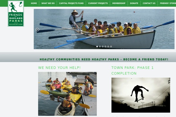 oaklandparks.org site used Fopr